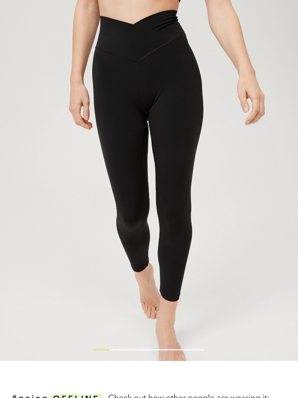 High-Waist Black Aerie Leggings